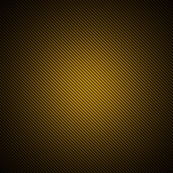Realistiska gyllene kolfiber bakgrund — Stockfoto