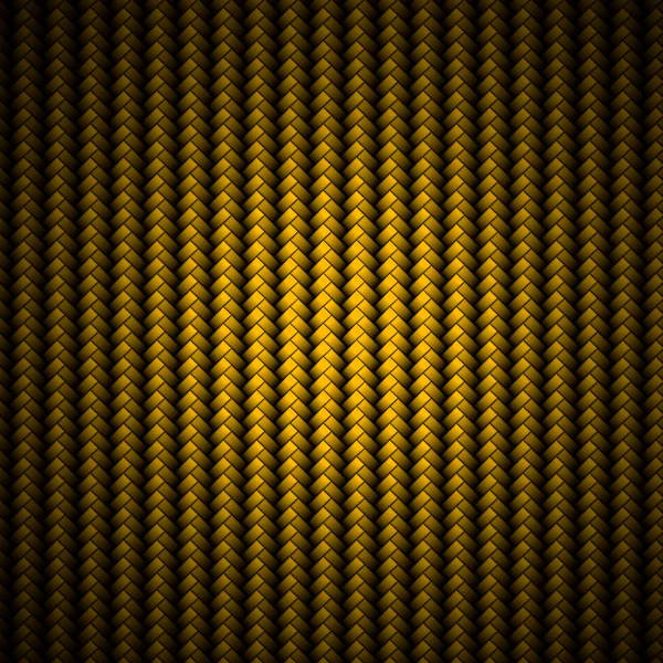 Realistic golden carbon fiber background — Stock Photo, Image