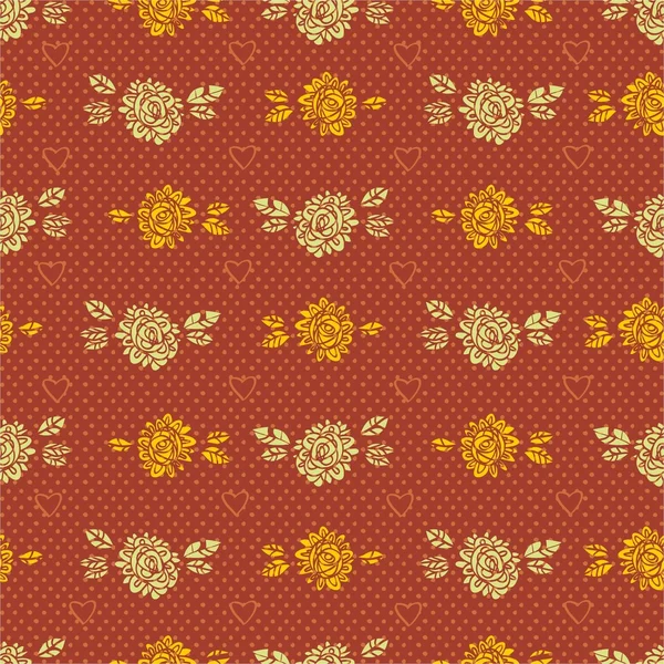 Répétition du fond floral — Image vectorielle