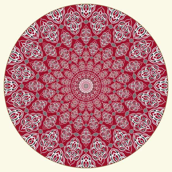 Modèle circulaire arabe — Image vectorielle