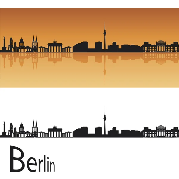 Berliner Skyline — Stockvektor