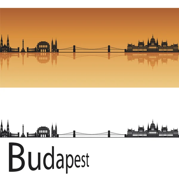 Будапештский горизонт — стоковый вектор