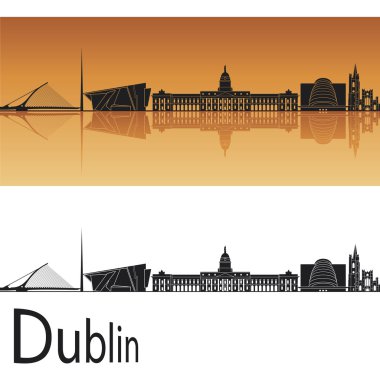 Dublin skyline clipart