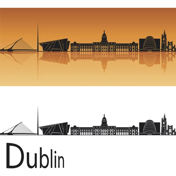 Dublin-Skyline — Stockvektor