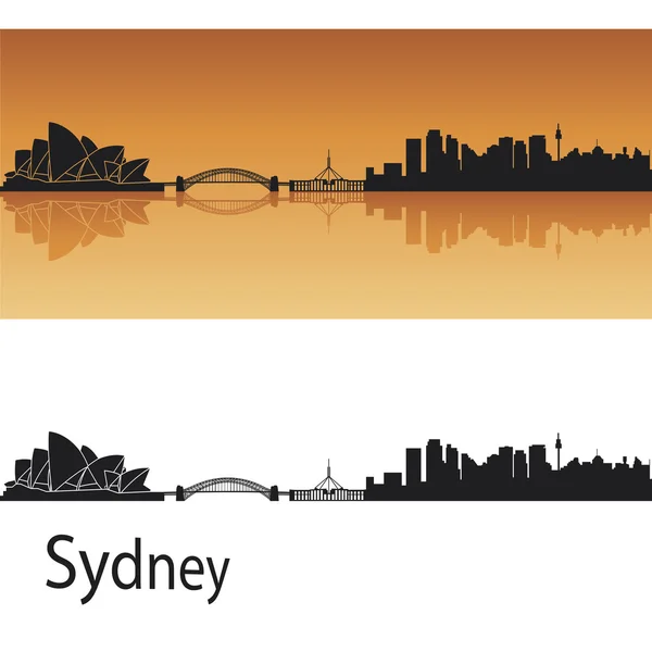 Skyline di Sydney — Vettoriale Stock