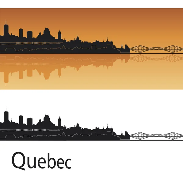Panoramę miasta Quebec — Wektor stockowy