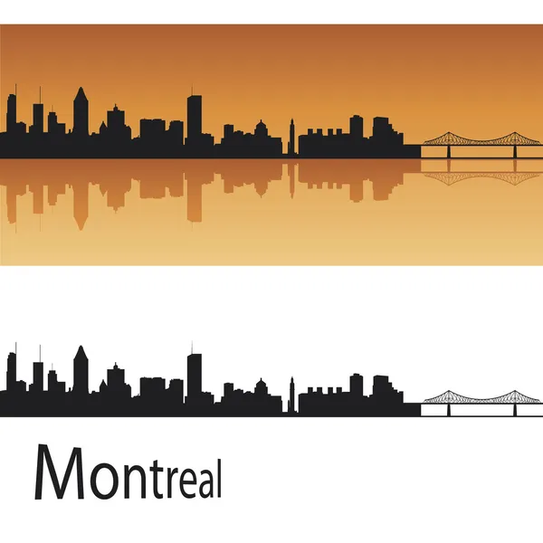 Montreale Skyline — Stockvektor