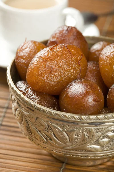 India especial dulce Gulab Jamun —  Fotos de Stock