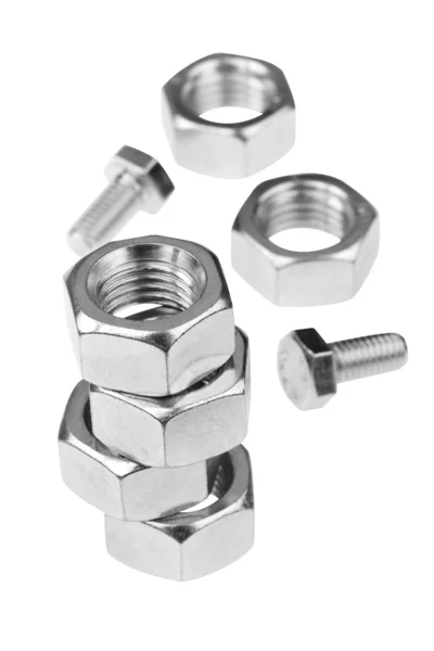 Nuts and screws — Stock Photo, Image