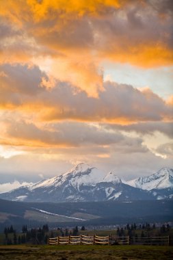 Tatra mountains lanadscape clipart