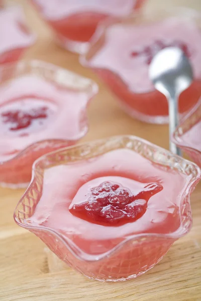 stock image Rose jelly dessert