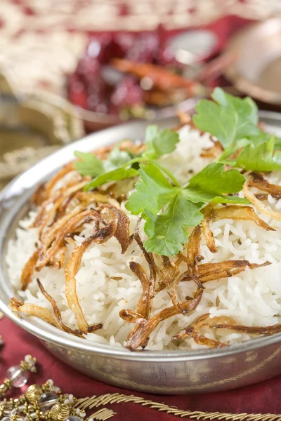 Rýže jeera, indické potraviny — Stock fotografie