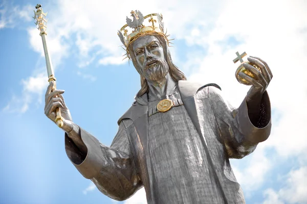 Escultura de Jesucristo en Ustrón, Polonia . — Foto de Stock