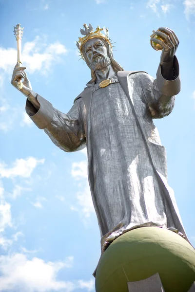ウストロン、ポーランドのイエス ・ キリストの彫刻. — ストック写真