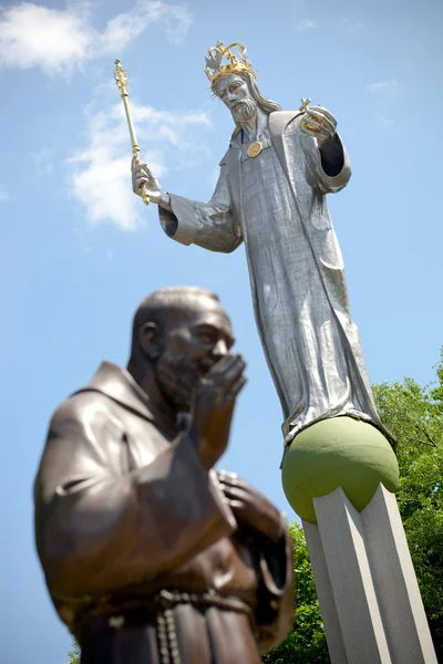 İsa ustron, Polonya'nın heykel. — Stok fotoğraf