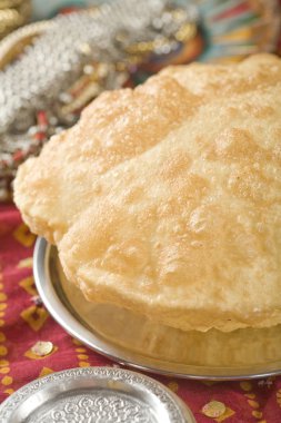 Indian food, Bhatura clipart