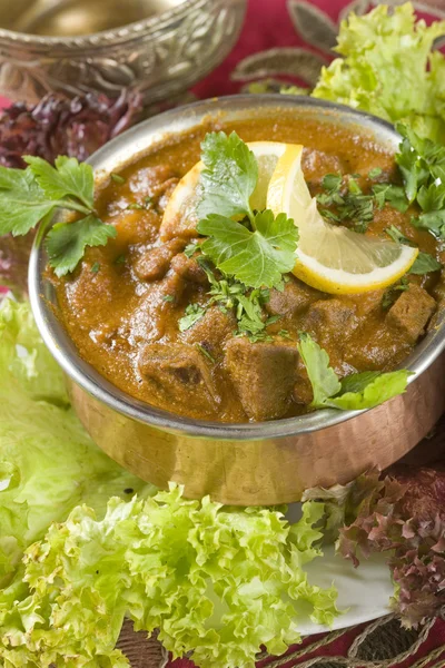 Indiaas eten, varkensvlees sorpetel — Stockfoto