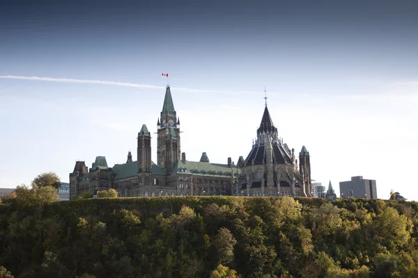 Edifício do Parlamento do Canadá em Ottawa, Parliament Hill — Fotografia de Stock