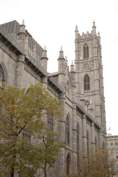 Basilica di Notre Dame a Montreal — Foto Stock