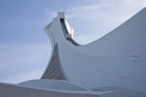 Olympiastadion tower i montreal Stockbild