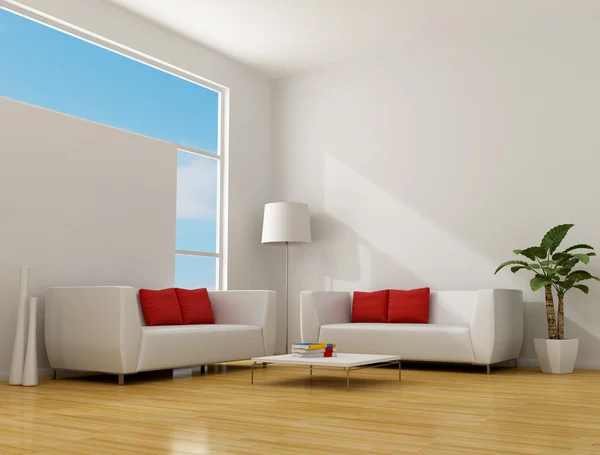 Minimalistisches Wohnzimmer — Stockfoto
