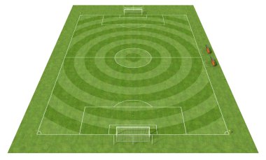 Soccer field clipart