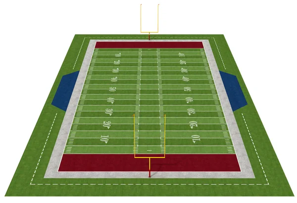 Terrain de football américain — Photo