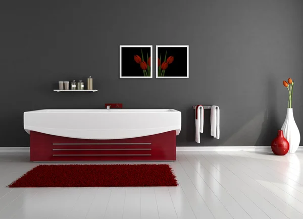 Minimalistisches Badezimmer — Stockfoto