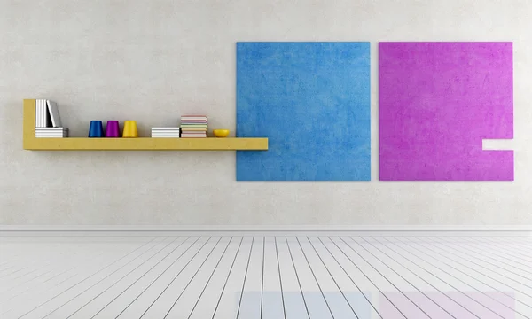 Interior minimalista vazio — Fotografia de Stock