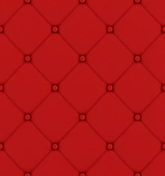 Kırmızı düğmeli deri desen — Stok fotoğraf