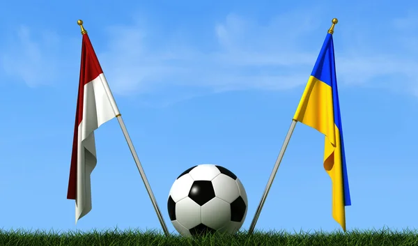 European football championship concept — Stock Photo, Image