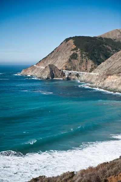 Pacifische kust snelweg uitzicht — Stockfoto