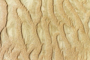 Patterns of erosion of sand clipart