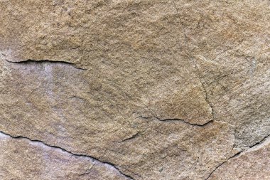 Stone rock with cracks clipart