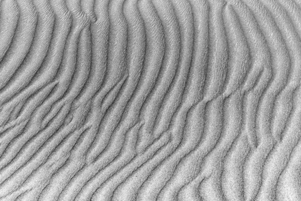 Dunes de sable noir et blanc — Photo