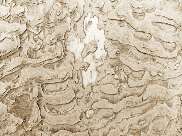 Patterns of erosion of sand — Stock Photo, Image