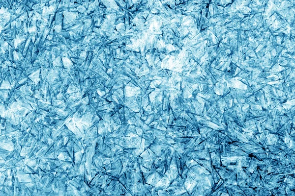 Patronen van ijskristallen — Stockfoto