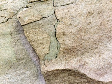 Stone rock with cracks clipart