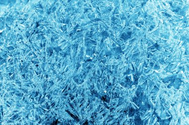 Patterns of ice crystals clipart