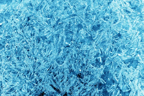 Візерунки кристалів льоду — стокове фото