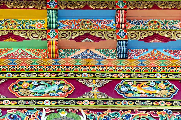 stock image Tibetan architectural decorative ornamentation