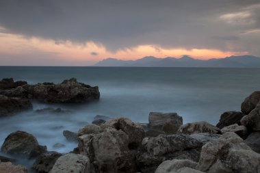 Crépuscule au Palm Beach à Cannes