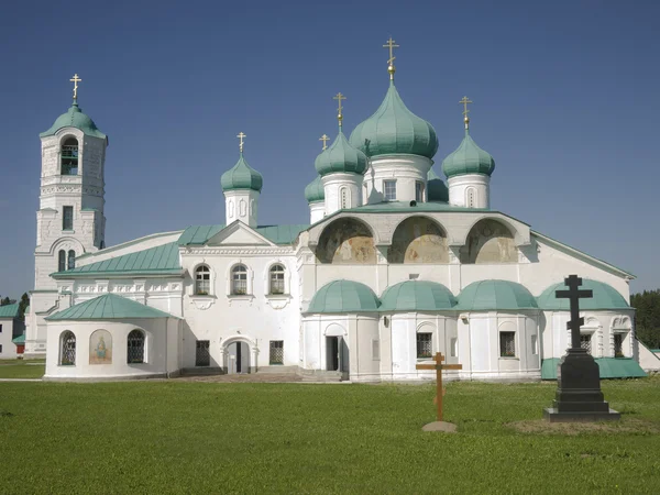 Свято-Троицкий монастырь Александра Свирского — стоковое фото
