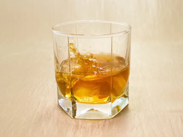 stock image Glass of whisky