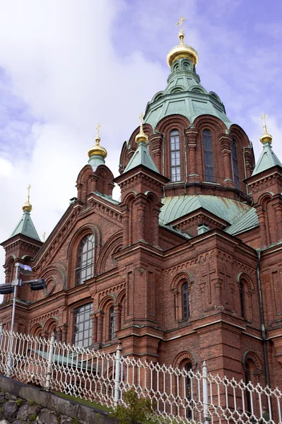 Uspesky Kathedrale in Helsinki — Stockfoto