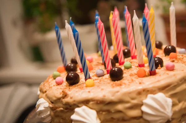 stock image Cake with candles