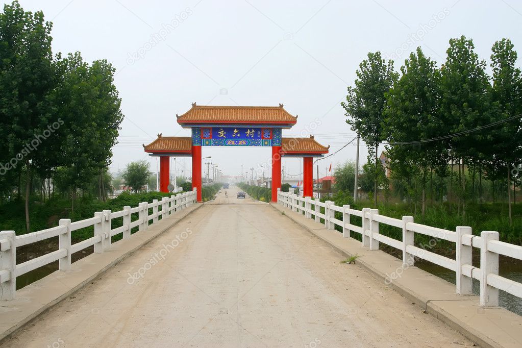 Ancient Chinese traditional architectural landscape