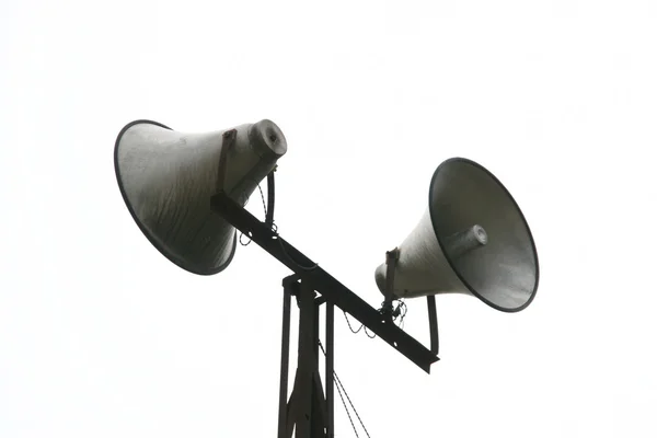 Loudspeakers in rural areas — Stock Photo, Image