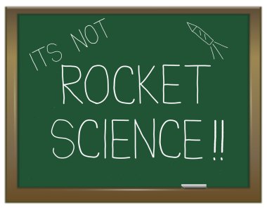 Not rocket science. clipart