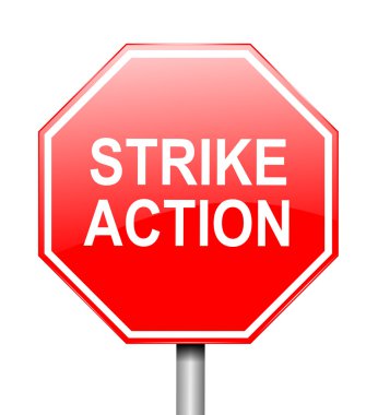 Strike concept. clipart